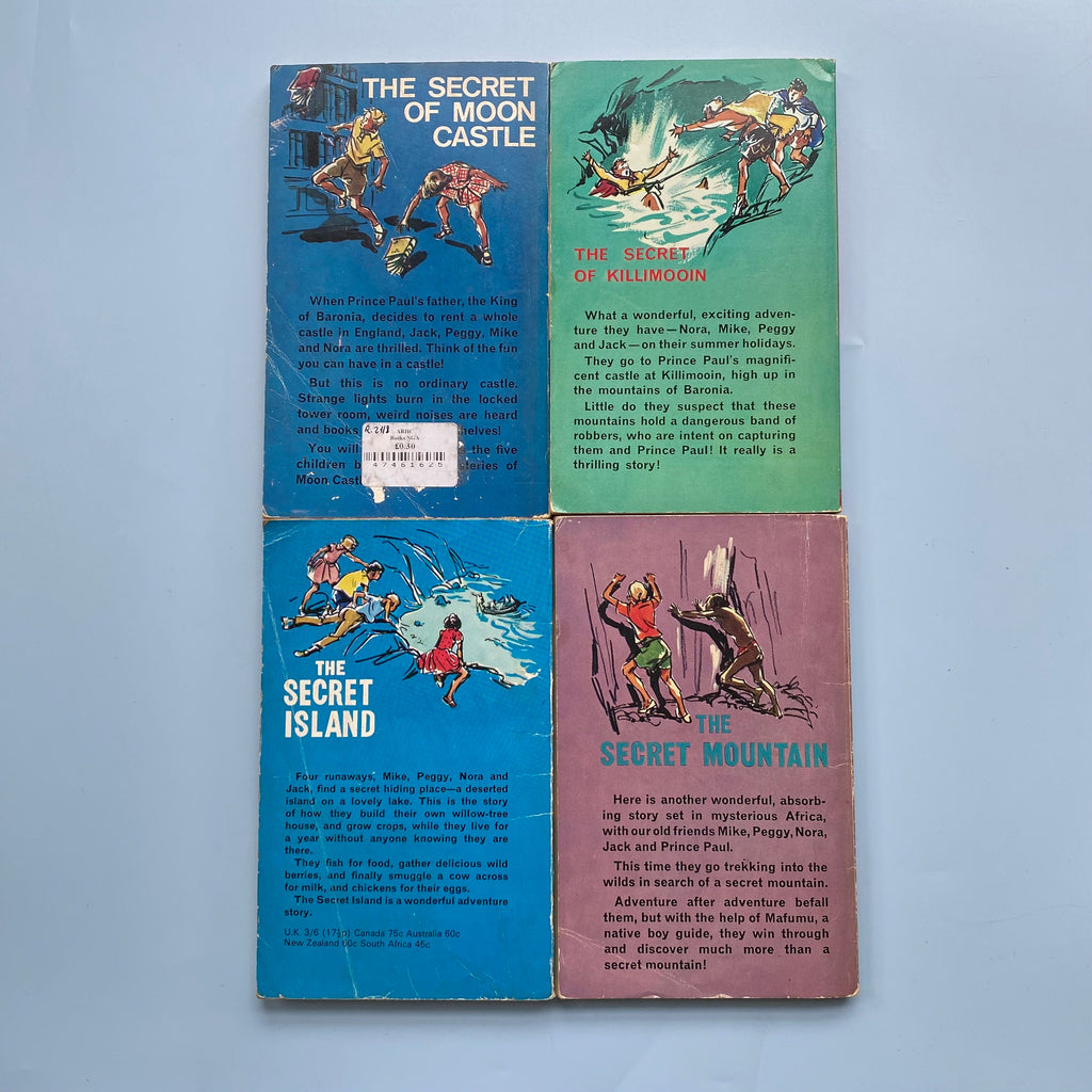 Rare Enid Blyton Adventure Series Full Set Armada Books 1960s Vintage  Adventure Paperback Books 